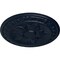 Ekena Millwork Exeter Ceiling Medallion (Fits Canopies up to 3 1/8"), 17 3/4"OD x 1 1/8"P, Midnight Dream CM17EXMDF - alternate 3